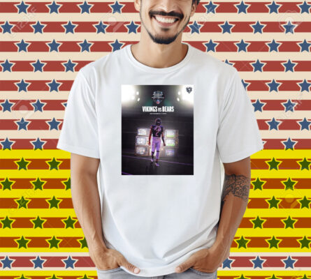 Official Minnesota Vikings Vs Chicago Bears DJ Moore Monday Night Football September 8 2025 Poster Shirt