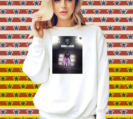 Official Minnesota Vikings Vs Chicago Bears DJ Moore Monday Night Football September 8 2025 Poster Shirt