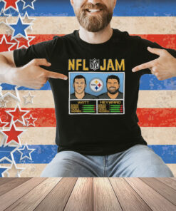 Official NFL Jam Pittsburgh Steelers T. J. Watt And Cameron Heyward Shirt