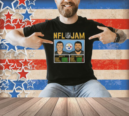 Official NFL Jam Pittsburgh Steelers T. J. Watt And Cameron Heyward Shirt