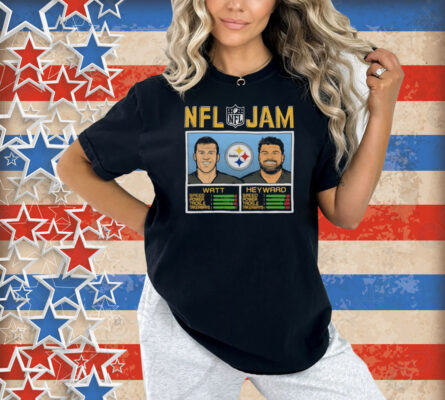 Official NFL Jam Pittsburgh Steelers T. J. Watt And Cameron Heyward Shirt