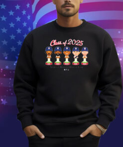 Official National Baseball Hall of Fame Class of 2025 Allen Parker Sabathia Ichiro Wagner Bobblehead Shirt