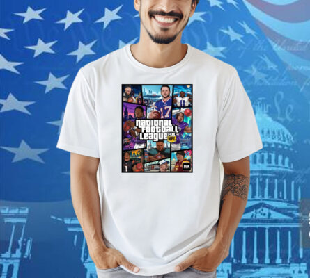 Official National Football League FOX NFL Maxx Crosby Josh Allen Micah Parsons Lamar Jackson Justin Jefferson Poster Shirt