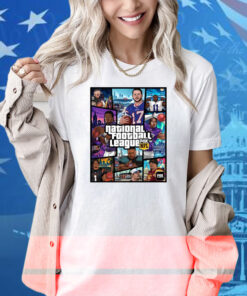 Official National Football League FOX NFL Maxx Crosby Josh Allen Micah Parsons Lamar Jackson Justin Jefferson Poster Shirt