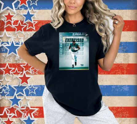 Official Philadelphia Eagles Football Exercised Jordan Davis 5th Year Option Poster Shirt