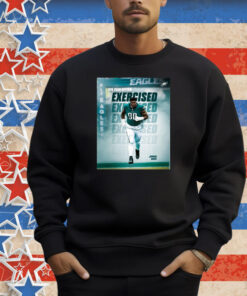Official Philadelphia Eagles Football Exercised Jordan Davis 5th Year Option Poster Shirt