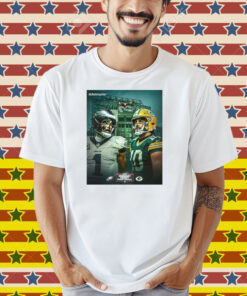 Official Philadelphia Eagles Vs Green Bay Packers Week 10 Monday Night Football Match 2025 Poster Shirt