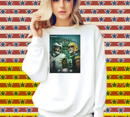 Official Philadelphia Eagles Vs Green Bay Packers Week 10 Monday Night Football Match 2025 Poster Shirt