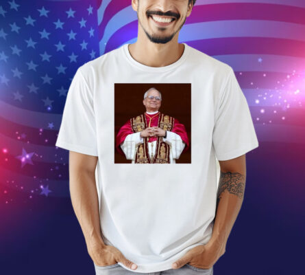 Official Pope Leo XIV Cardinal Robert Prevost Chicago Photo 2025 Shirt