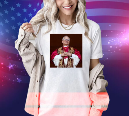 Official Pope Leo XIV Cardinal Robert Prevost Chicago Photo 2025 Shirt