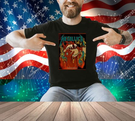 Official Poster Metallica M72 May 23 2025 Philadelphia Pennsylvania Lincoln Financial Field Painting Shirt