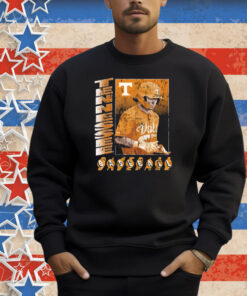 Official Reese Chapman Box Tennessee Vols Baseball NCAA Division I Vintage Shirt
