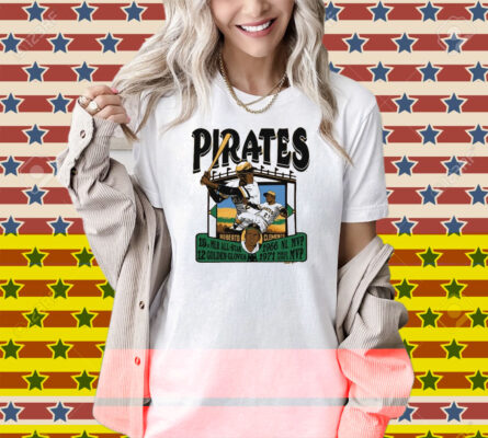Official Roberto Clemente Pittsburgh Pirates 15 MLB All-Star 12 Golden Gloves Graphic Player Shirt