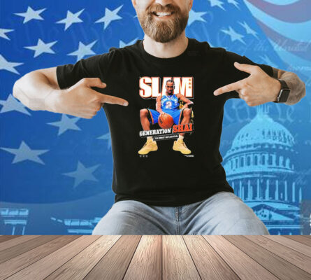 Official Shai Gilgeous-Alexander Oklahoma The Most Influential City Thunder SLAM February March 2025 Cover Shirt