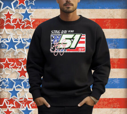 Official Sting Ray Robb American Flag And Number 2023 Shirt
