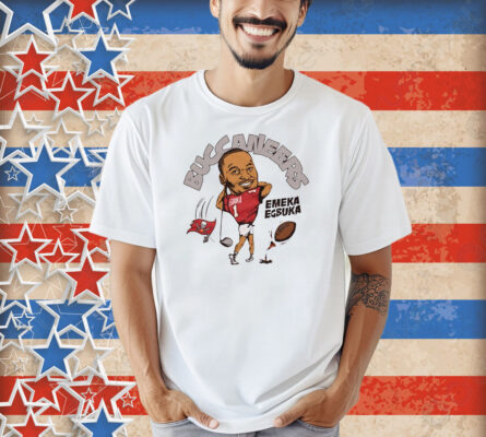 Official Tampa Bay Buccaneers NFL Football Emeka Egbuka Caricature 2025 Shirt