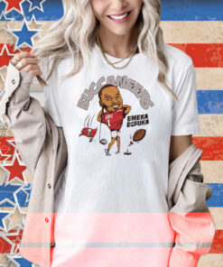 Official Tampa Bay Buccaneers NFL Football Emeka Egbuka Caricature 2025 Shirt