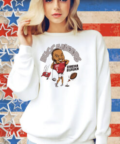 Official Tampa Bay Buccaneers NFL Football Emeka Egbuka Caricature 2025 Shirt