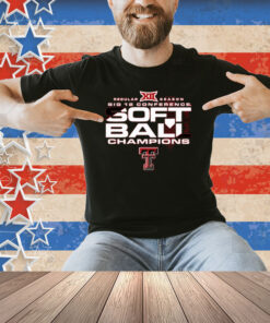 Official Texas Tech Red Raiders 2025 NCAA Big 12 Softball Regular Season Champions Shirt