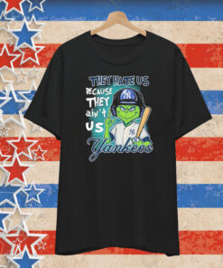 Official The Grinch They Hate Us Because They Ain’t Us New York Yankees T-Shirt