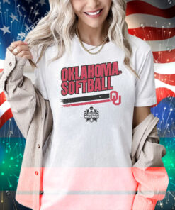 Oklahoma Softball Women's College World Series Stripe Shirt
