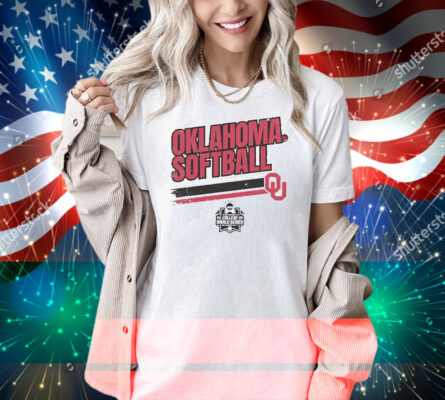 Oklahoma Softball Women's College World Series Stripe Shirt