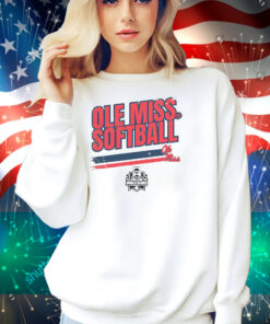 Ole Miss Softball Women's College World Series Stripe Shirt