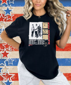 Our Last Night 2024 European Tour Shirt