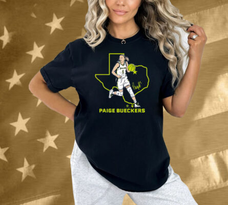 Paige Bueckers State Star Pose Dallas Shirt