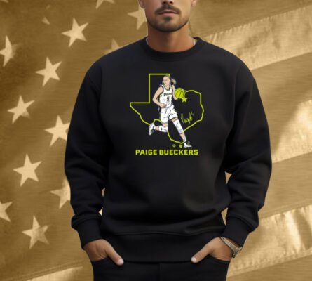Paige Bueckers State Star Pose Dallas Shirt