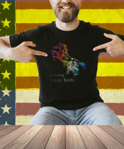 Paradise Fishing Horse Race Tests Shirt