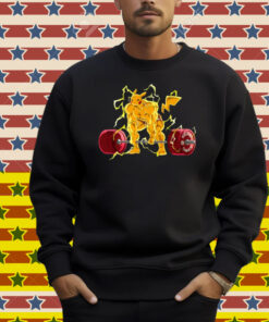 Peakachu Swole Pokemon Gym Shirt