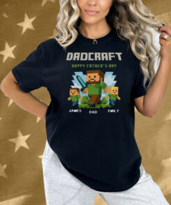 Personalized DadCraft Happy Father’s Day Shirt
