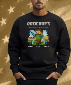 Personalized DadCraft Happy Father’s Day Shirt