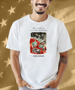 Peta X Tim Burton Levi In Space This Creature Must Be Neutered Shirt