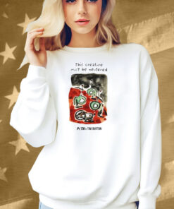 Peta X Tim Burton Levi In Space This Creature Must Be Neutered Shirt