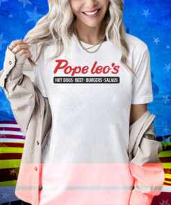 Pope Leo's Hot Dogs Shirt
