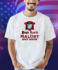 Pope Leo’s Malort Holy Water Shirt