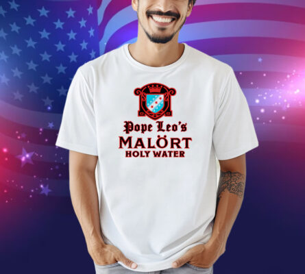 Pope Leo’s Malort Holy Water Shirt