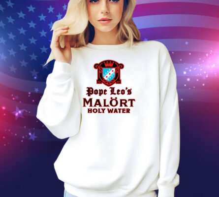 Pope Leo’s Malort Holy Water Shirt