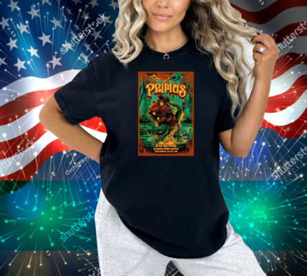 Primus Blossom Music Center Cuyahoga Falls, OH May 25 2025 Tour Gator Shirt