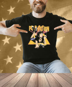 Pulp Fiction Uma Thurman Cigarettes Smoke Gun Shirt