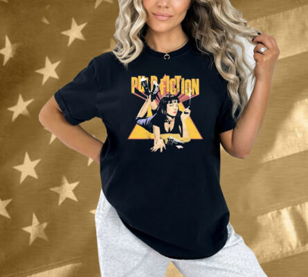 Pulp Fiction Uma Thurman Cigarettes Smoke Gun Shirt