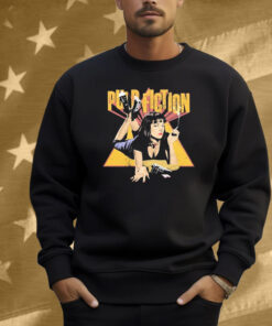 Pulp Fiction Uma Thurman Cigarettes Smoke Gun Shirt