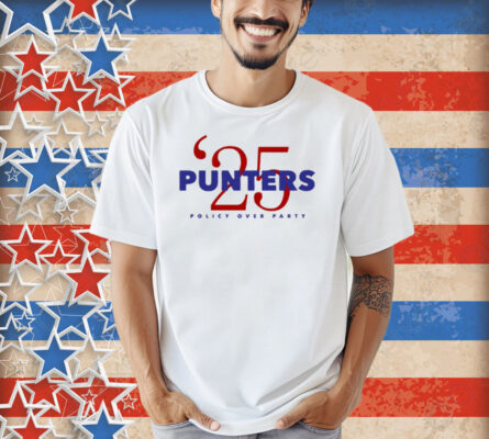 Punters '25 Policy Over Party Shirt