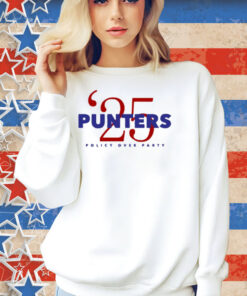 Punters '25 Policy Over Party Shirt