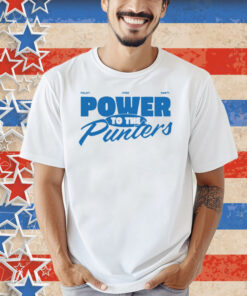 Punters Politics Policy Over Party Power To The Punters Shirt