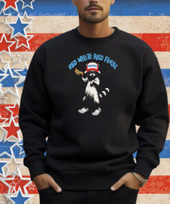 Red White And Feral Merica Shirt