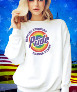 Resist Trump Removes Stubborn Orange Stains LGBT Pride Shirt