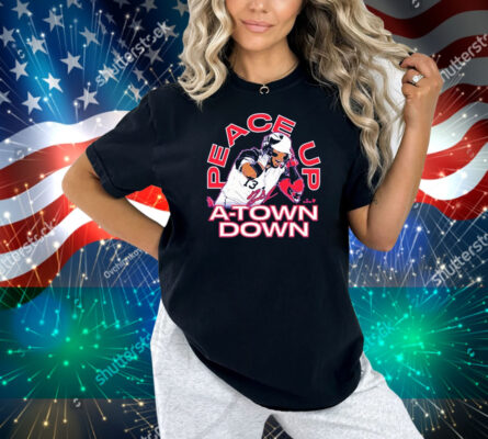 Ronald Acuña Jr Peace Up A-Town Down The Grenade Shirt